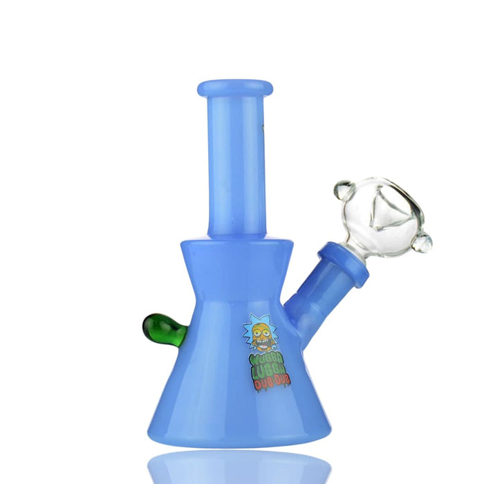 5 Mini Ricky Beaker Color Tube Glass With 14mm Male Bowl
