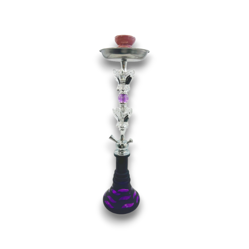 Khateeb 24-inch Floral Single Hose Hookah Kit