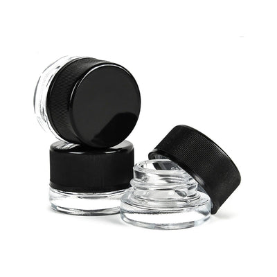 Child-Resistant 5ML Concentrate Jar with Black Lid