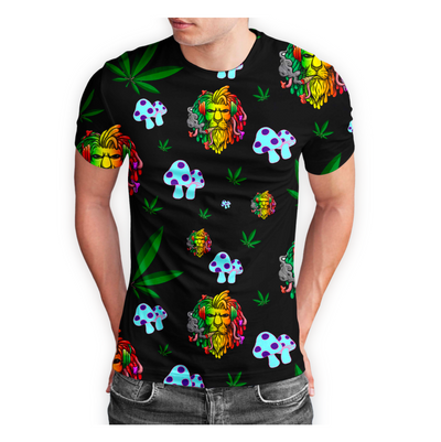 Regal Lion Graphic Black Short Sleeve T-Shirt 5-Pack