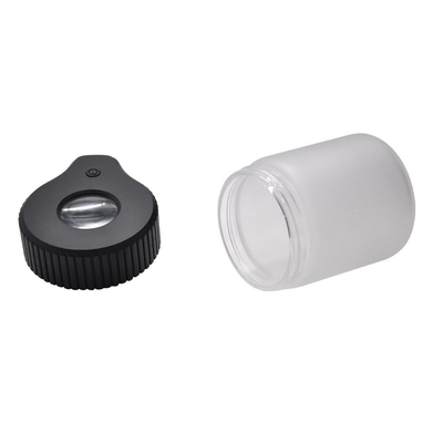 Airtight LED Magnifier Stash Jar