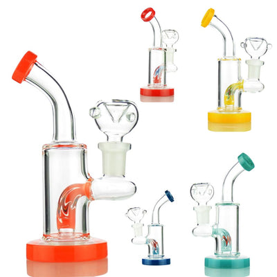 American rod color water pipe with 14mm male bowl for an enhanced smoking experience
