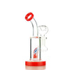 American Rod Color water pipe with 14mm male bowl, red base enhancing the smoking experience