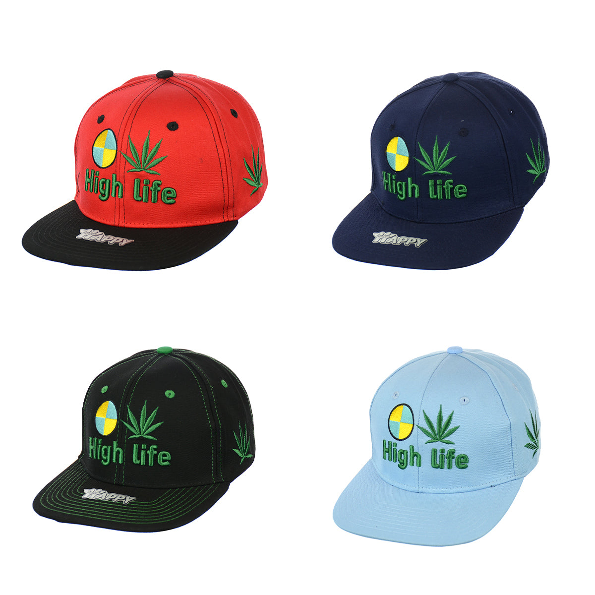 Premium Embroidered High Life Snapback Hat