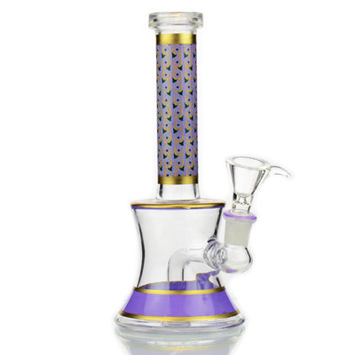 Compact 8-Inch Water Pipe with Unique Decal