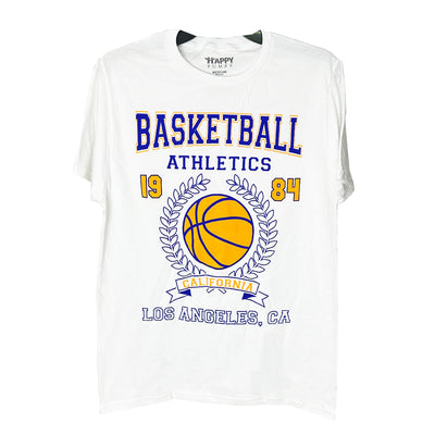 Essential White Basketball Short Sleeve T-Shirts