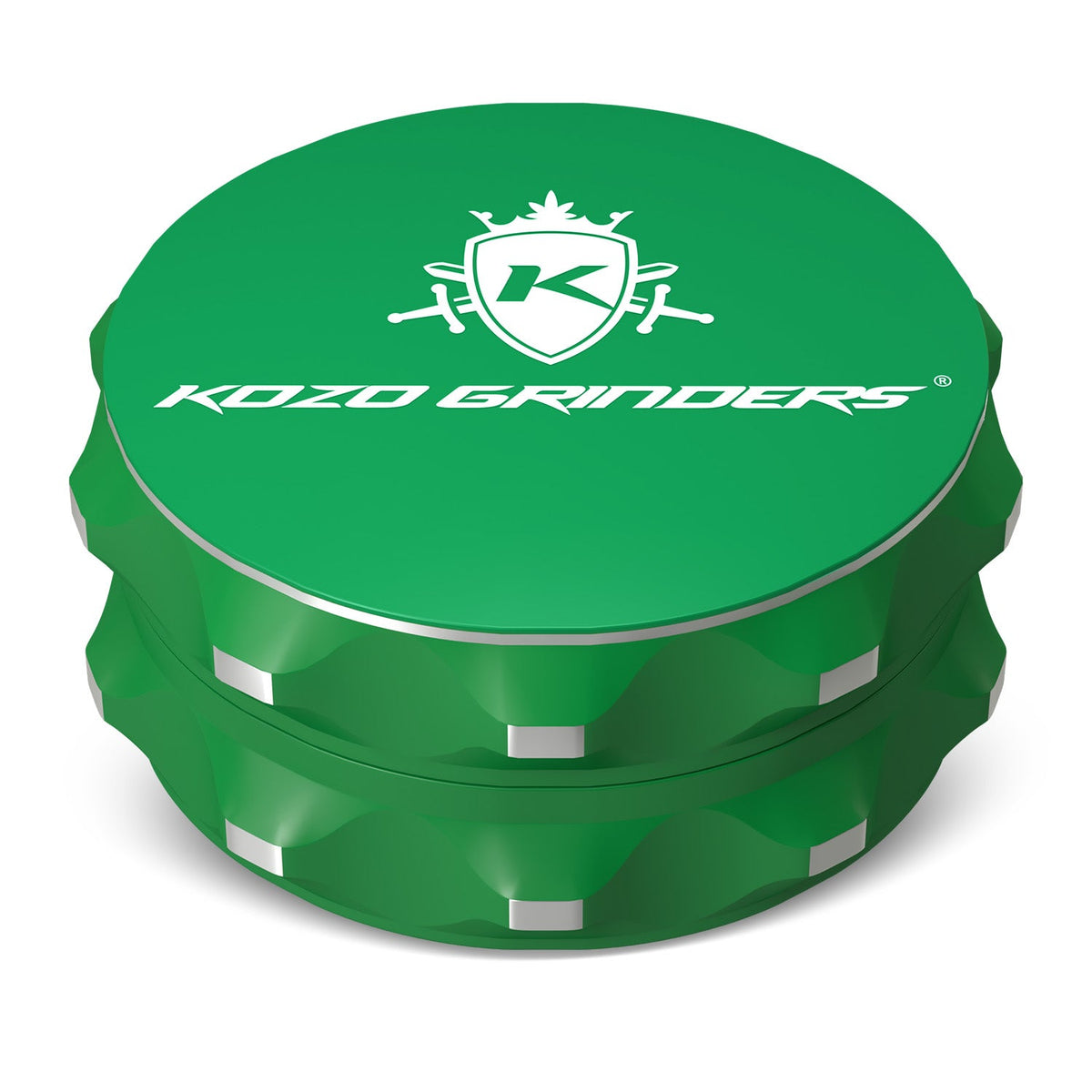 Kozo 2.5" 2-Piece Non-Stick Ceramic Aluminum Grinder – image 3