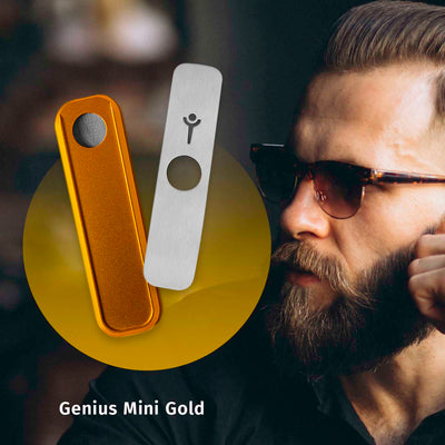 Gold Mini Genius Pipe