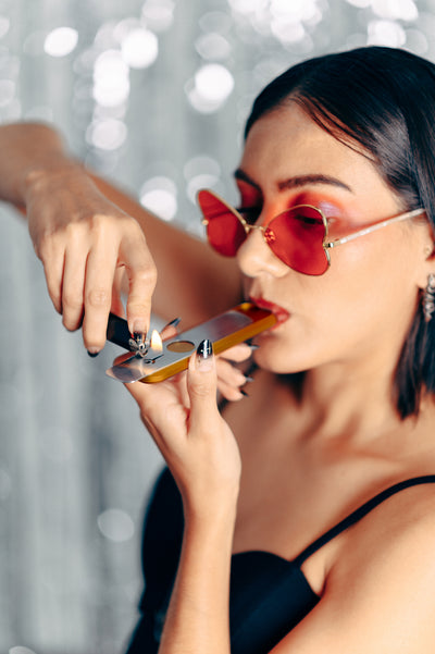 Gold Mini Genius Pipe