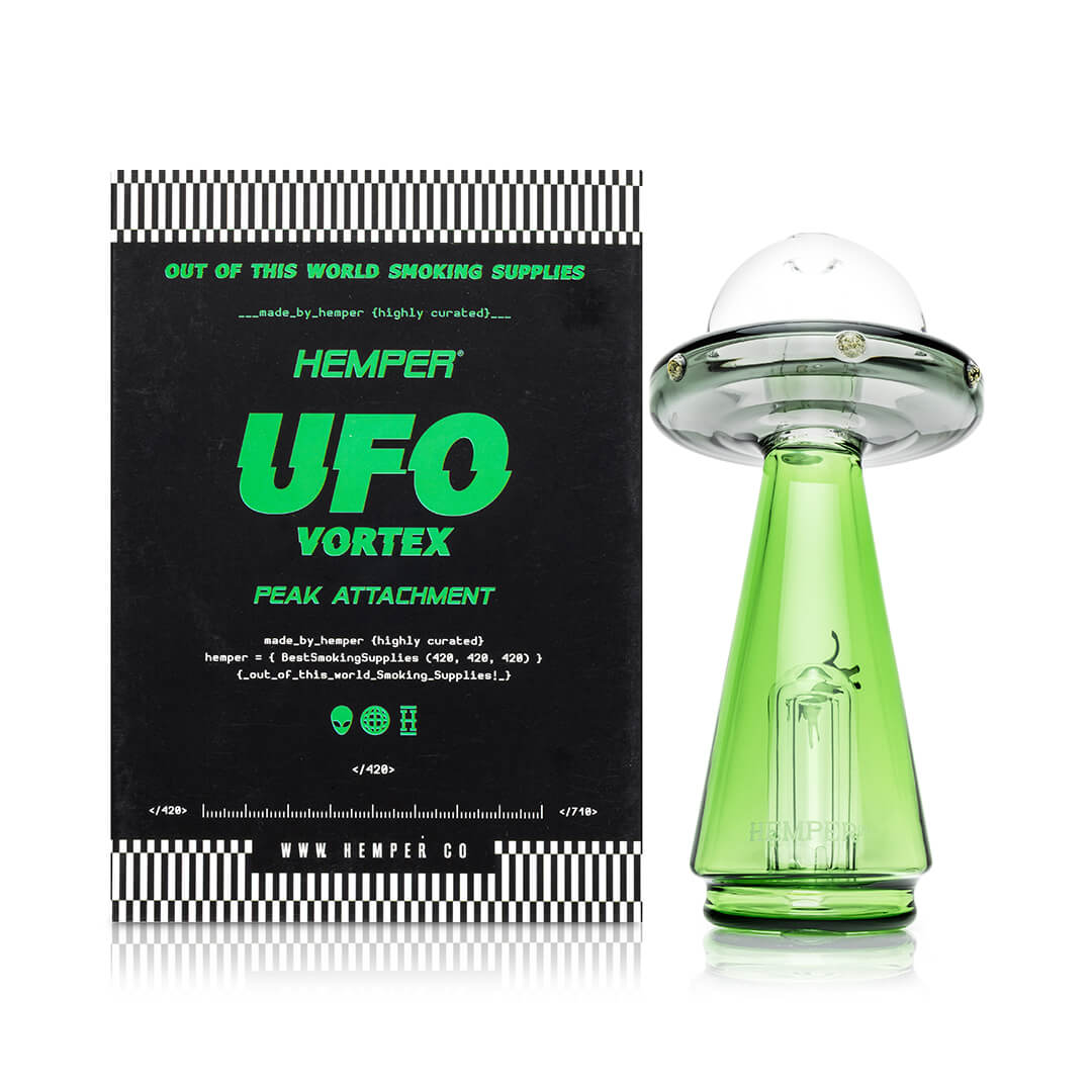 UFO Vortex Glass Attachment for Peak Devices