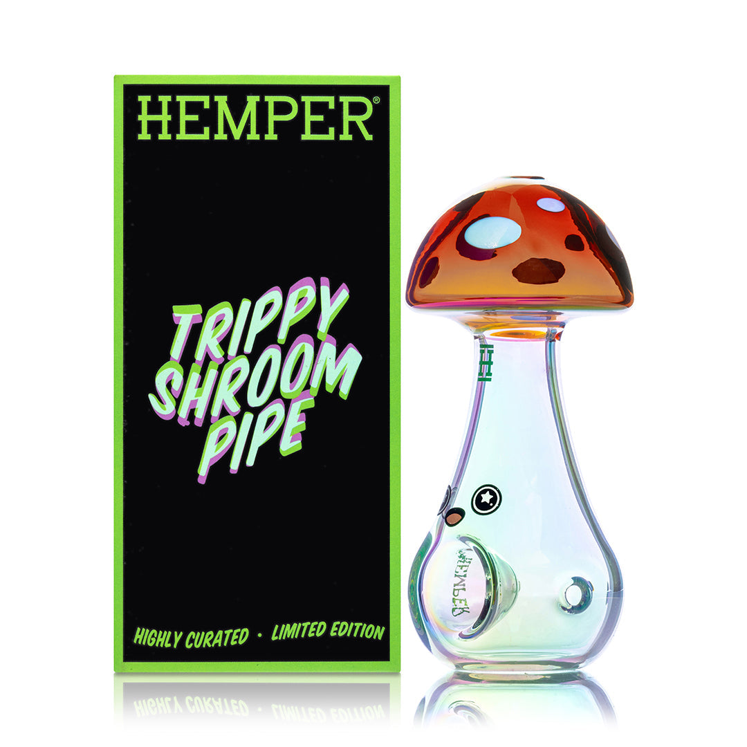 Whimsical Mushroom Sherlock Dry Herb Pipe