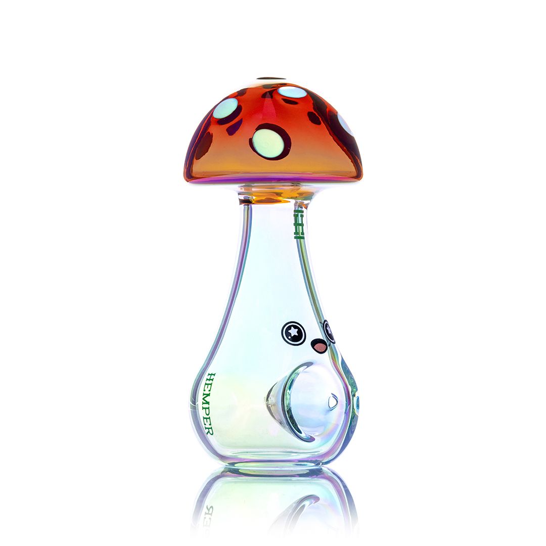 Whimsical Mushroom Sherlock Dry Herb Pipe