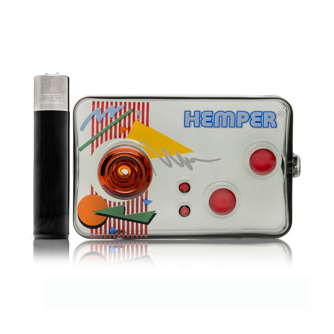 Retro Arcade Joystick Glass Pipe