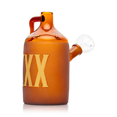 Amber Moonshine Bottle Water Pipe