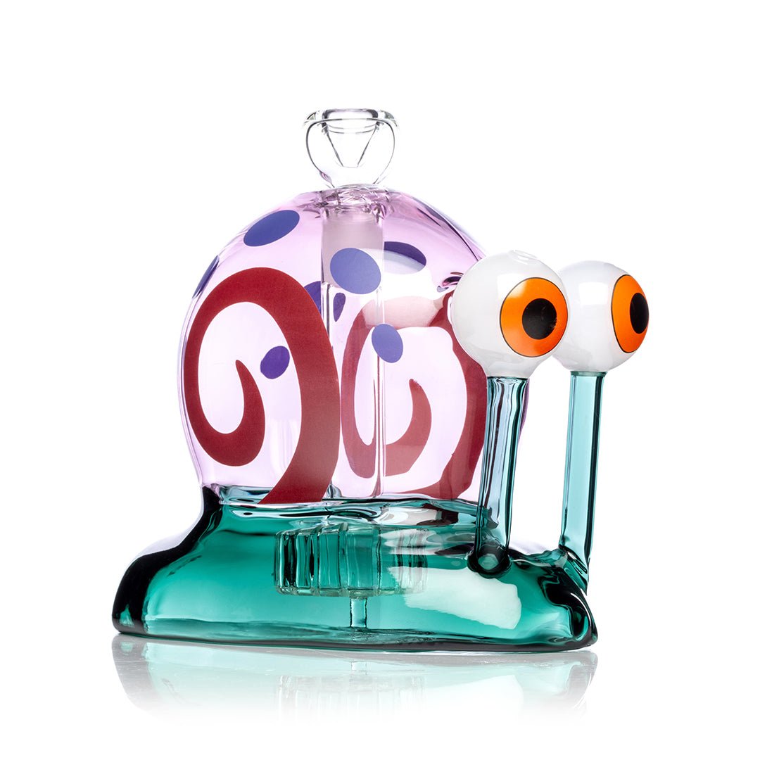 Whimsical Snail Glass Water Pipe XL