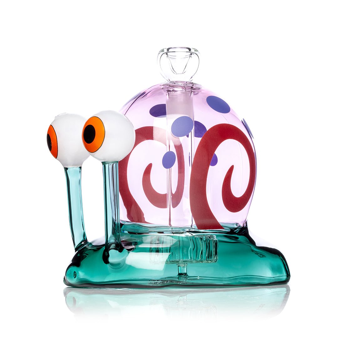 Whimsical Snail Glass Water Pipe XL