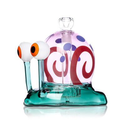 Whimsical Snail Glass Water Pipe XL