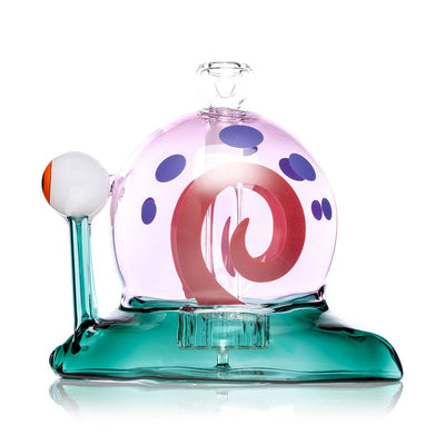 Whimsical Snail Glass Water Pipe XL