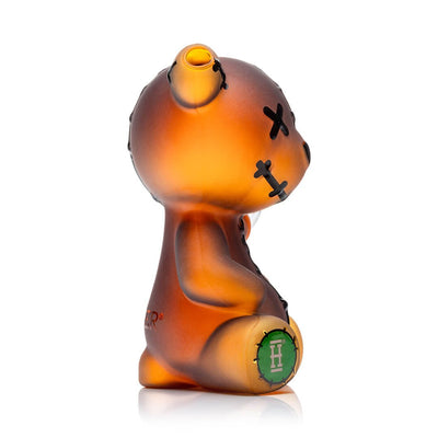 Frosted Scare Bear Glass Water Pipe