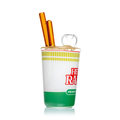 Ramen Noodle Cup Themed Glass Water Pipe