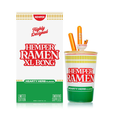 Ramen Noodle Cup Themed Glass Water Pipe