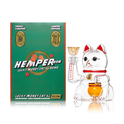 Fortune Cat Borosilicate Water Pipe