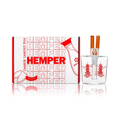 Chinese Takeout Inspired Borosilicate Water Pipe