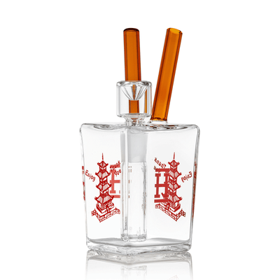 Chinese Takeout Inspired Borosilicate Water Pipe