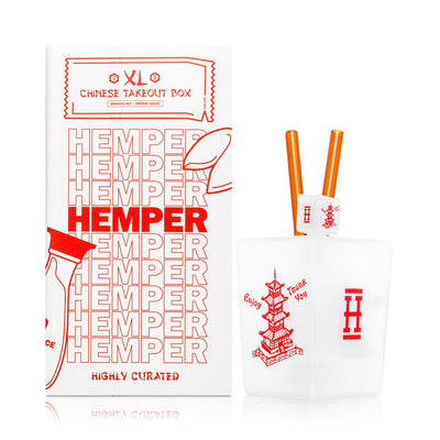 Chinese Takeout Inspired Borosilicate Water Pipe