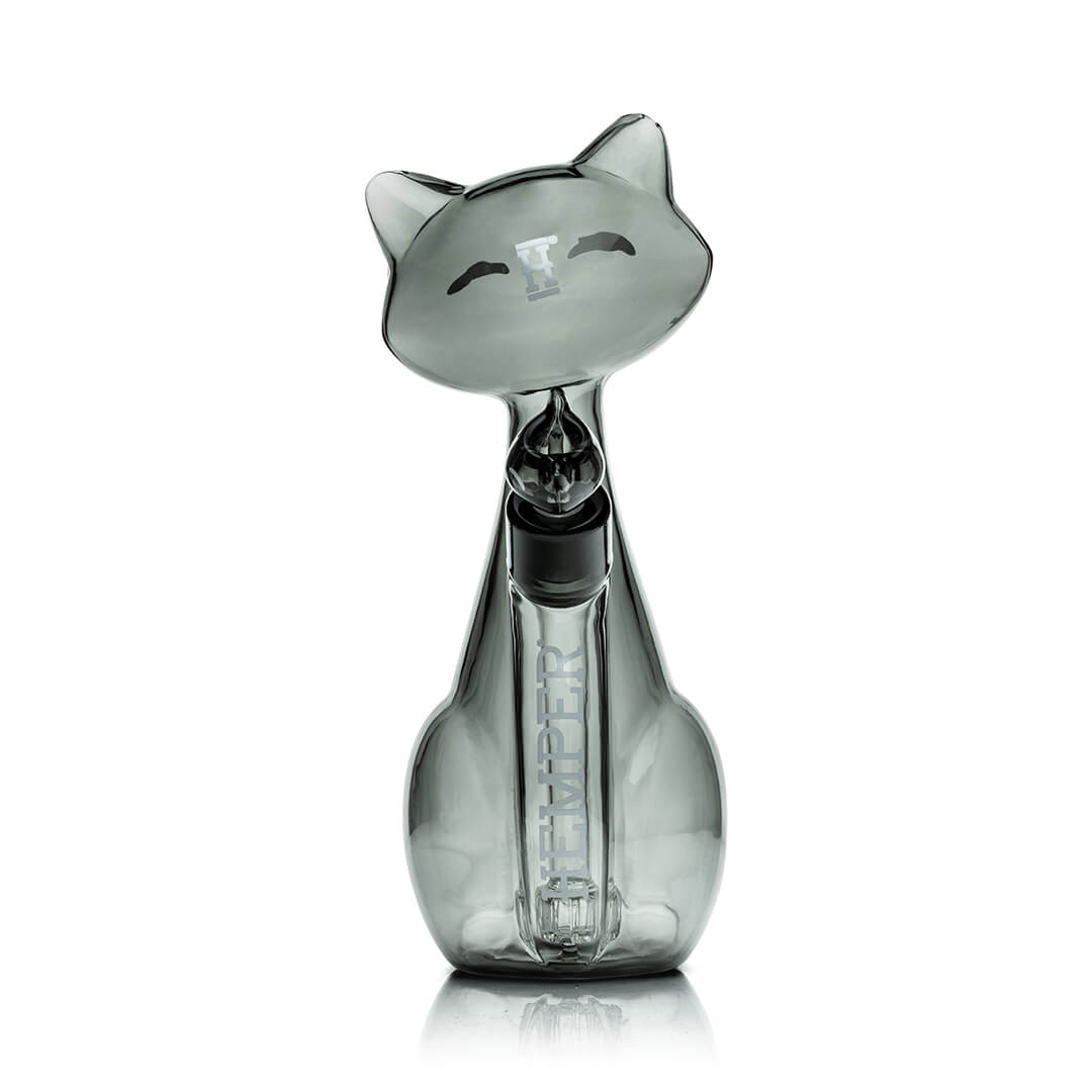 Alleycat Smoked Glass Water Pipe