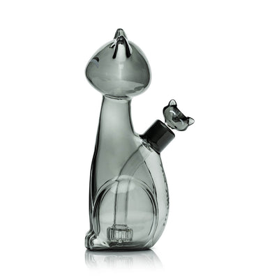 Alleycat Smoked Glass Water Pipe