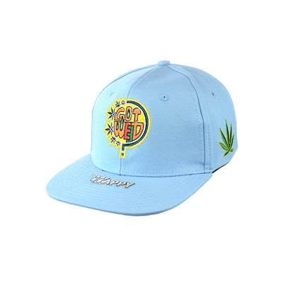 Embroidered Query Cotton Snapback Hat