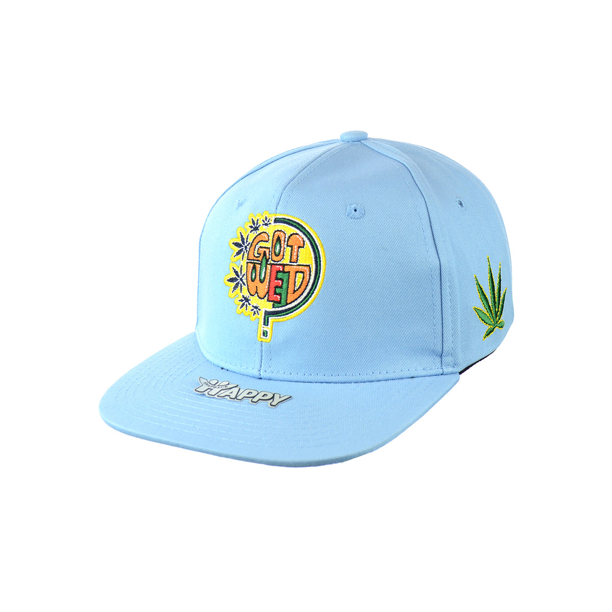 Embroidered Query Cotton Snapback Hat