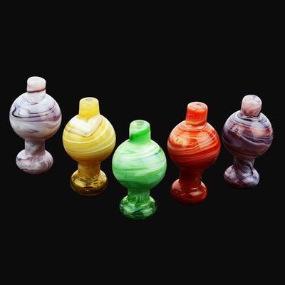 Artisan Marble Carb Cap - White Pastel Edition