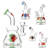 7 Flower Water Pipe With 14mm Male Bowl On sale