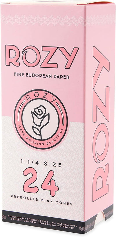 Rozy Pink Pre-Rolled Cones 1 1/4 - 24 Box