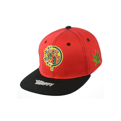 Embroidered Query Cotton Snapback Hat