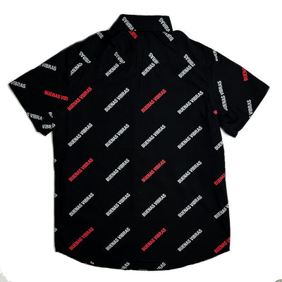 Buenas Vibras Cotton Woven Short-Sleeve Shirt