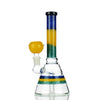 Rasta Beaker: Smooth Smoke Session With High-quality Craftsmanship And Vibrant Design