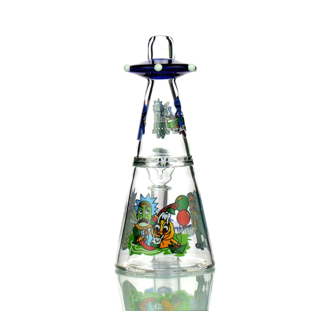 Ufo Bong Water Pipe With 14mm Male Bowl, Vibrant Cartoon Designs For a Top Smoking Experience