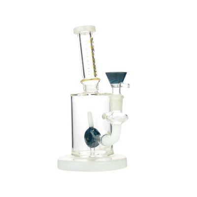 Clear glass Candy Shower Water Pipe with 14mm Male Bowl for smooth smoking experiences