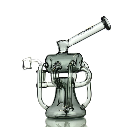 8 Recycler Water Rig In Color Tube Glass And 14mm Male