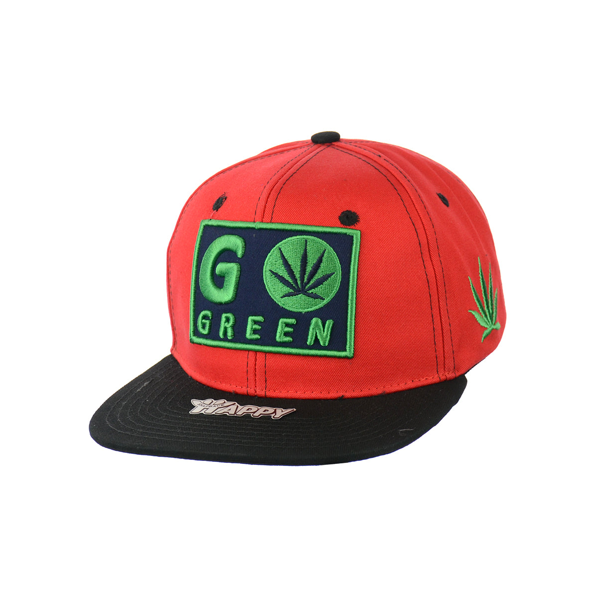 Sustainable Cotton Leaf Snapback Hat