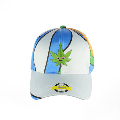 Vibrant Foliage Rainbow Snapback Hat