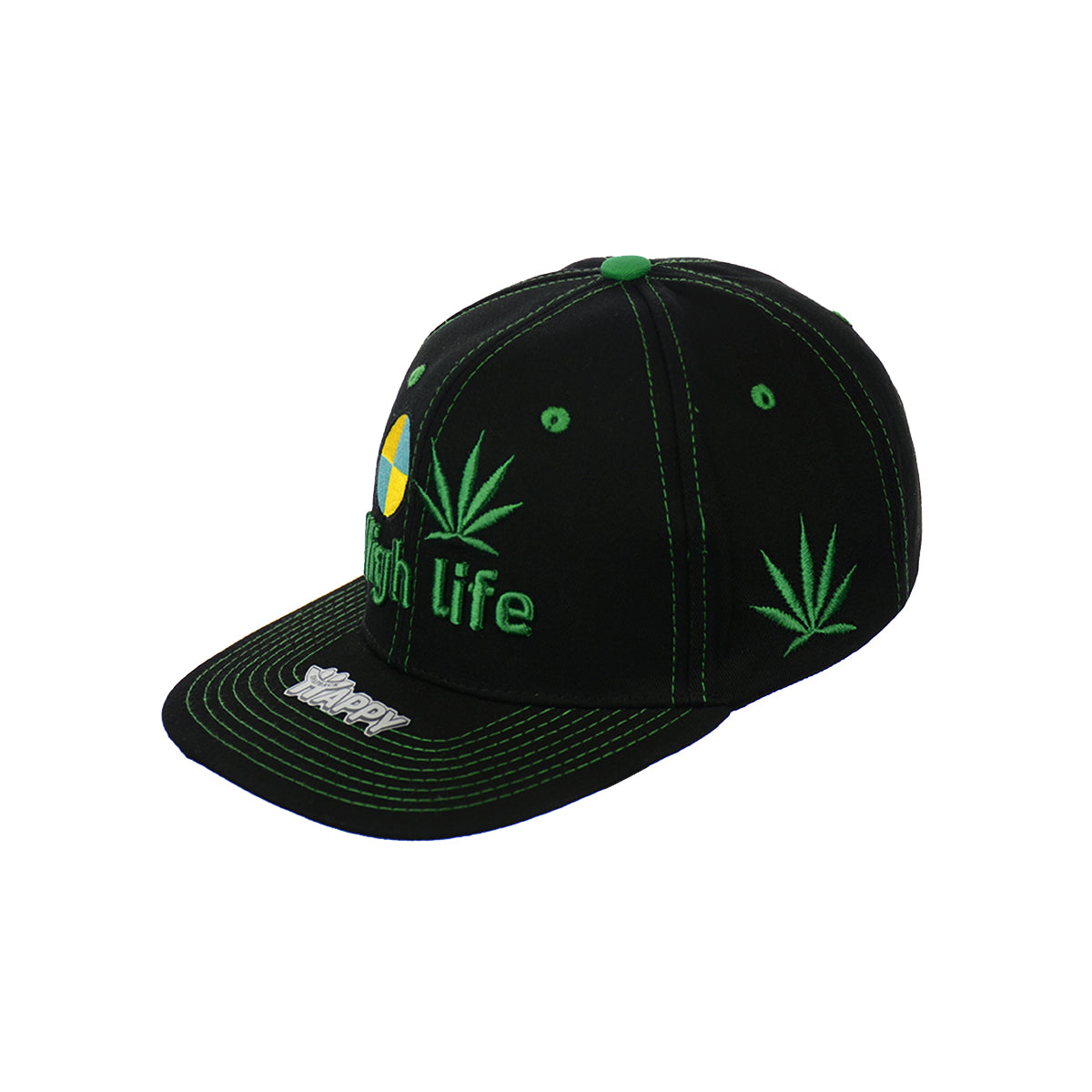 Premium Embroidered High Life Snapback Hat