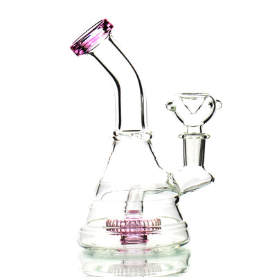 6-Inch Conical Ring Body Bong with Round Perc