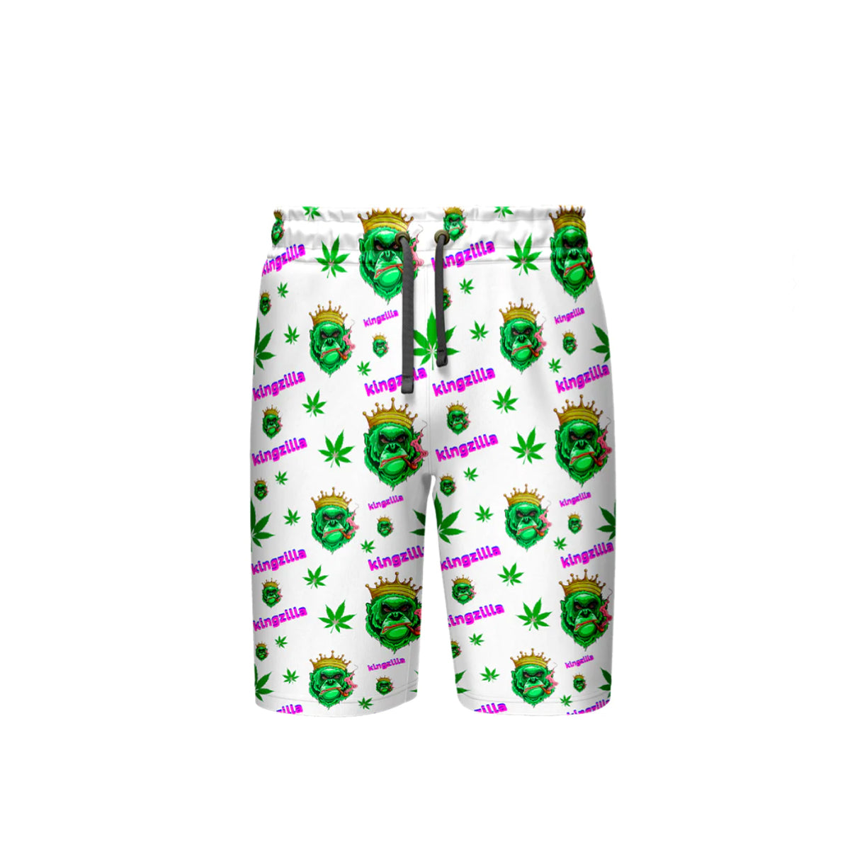 Kingzilla Leaf White Shorts – Five Size Set
