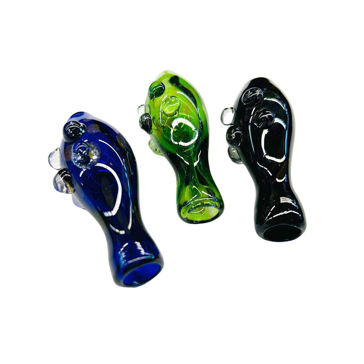 Colorful Glass Chillum One Hitter