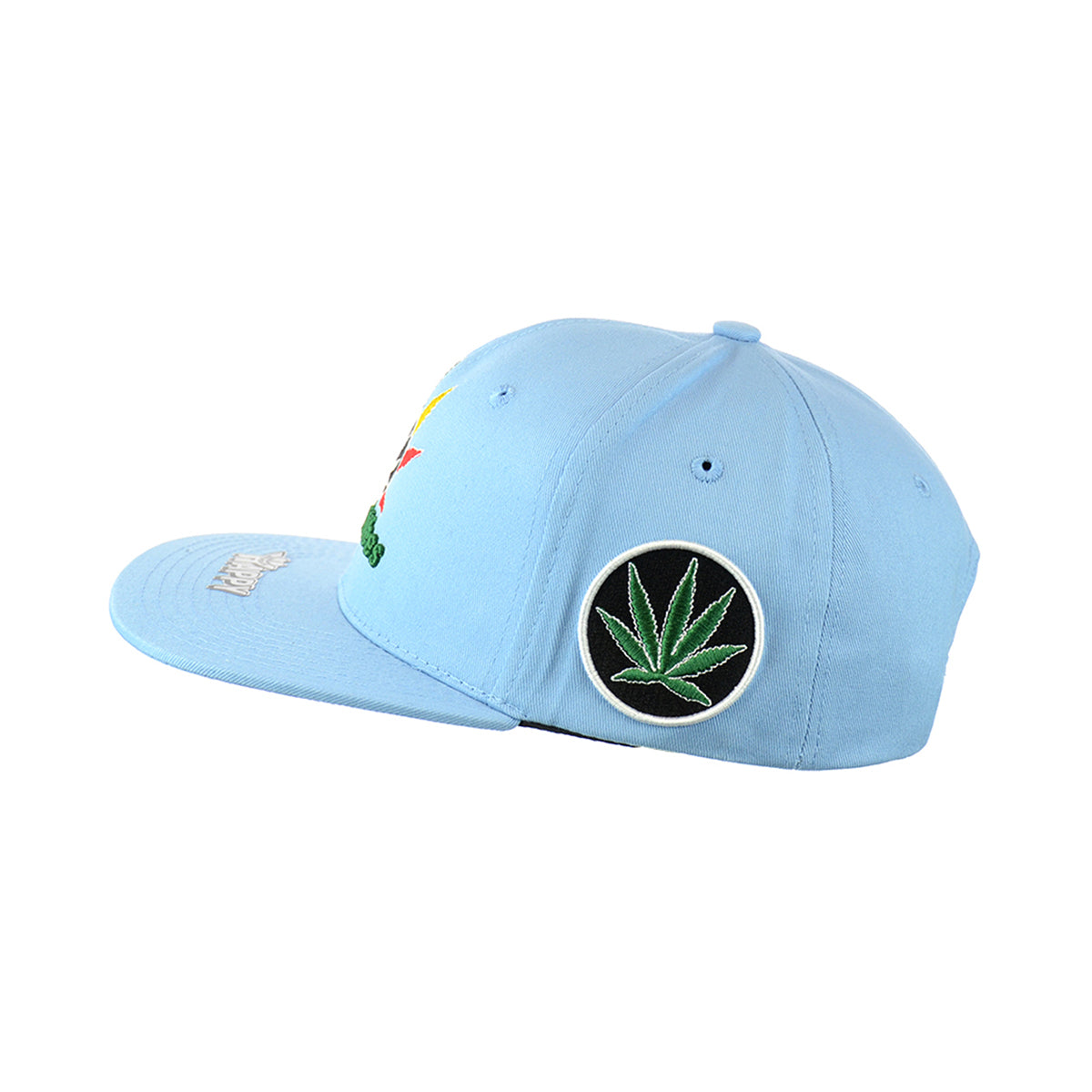Good Vibes Embroidered Cotton Snapback Cap