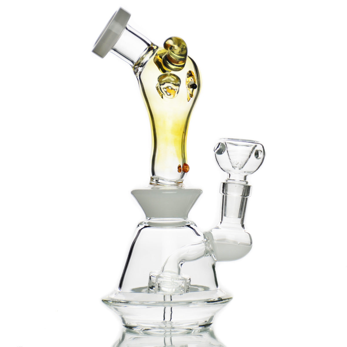 Artisan Bull Head Fume Glass Water Pipe